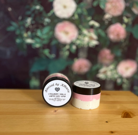 Strawberry Vanilla Whipped Body Scrub