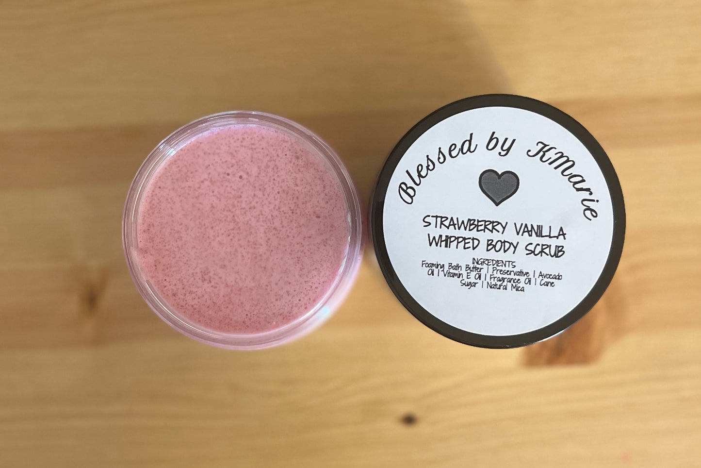 Strawberry Vanilla Whipped Body Scrub